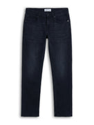 Celio Solid Straight Fit Cotton Poly Blend Blue Jeans