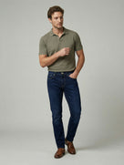 Celio Men Blue Solid Slim Fit Cotton Jeans