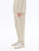 Celio Men Beige Solid Straight Fit Polyester Trousers
