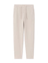 Celio Men Beige Solid Straight Fit Polyester Trousers