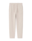 Celio Men Beige Solid Straight Fit Polyester Trousers