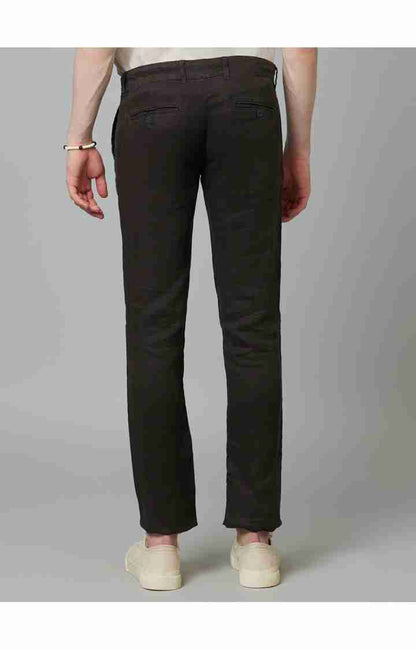 Black Regular Fit Trousers