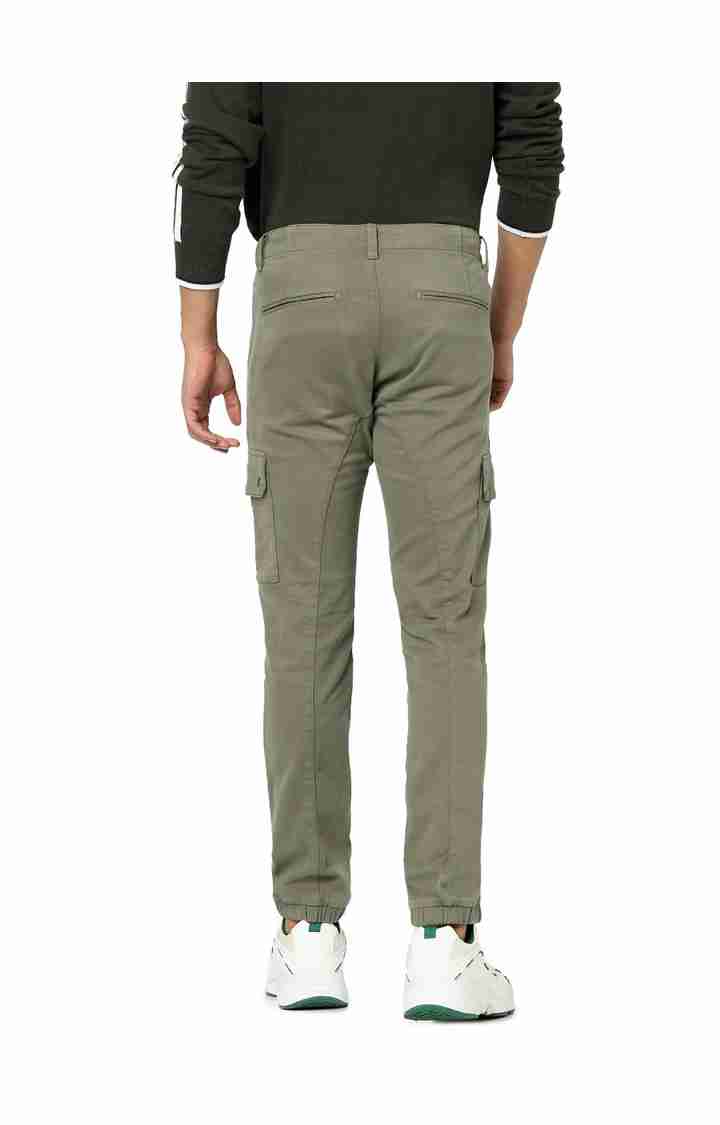 Green Slim Fit Trousers