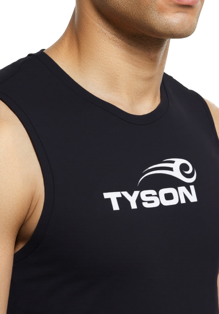 Celio* Tyson Men Black Printed Regular Fit Cotton T-shirt