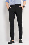 Celio* Workwear Polyester Slim Fit Black Trouser
