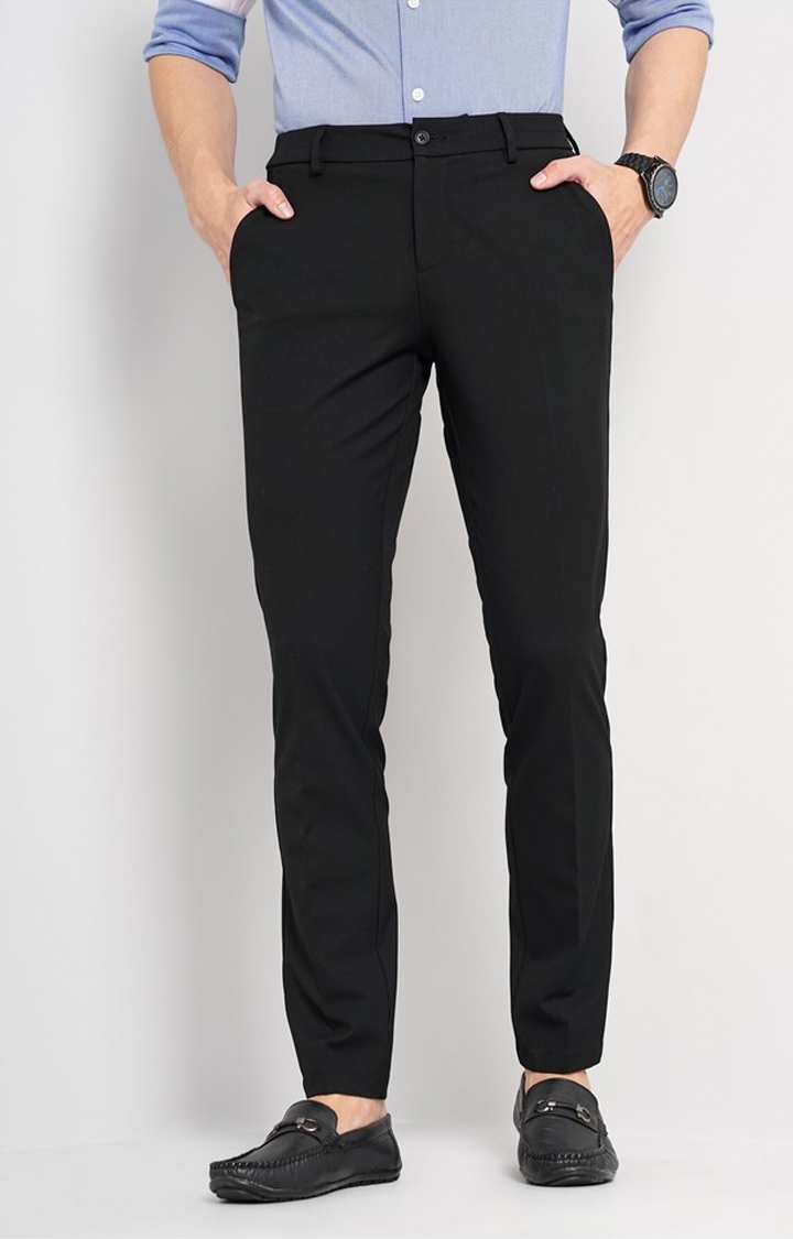 Black Slim Fit Trousers