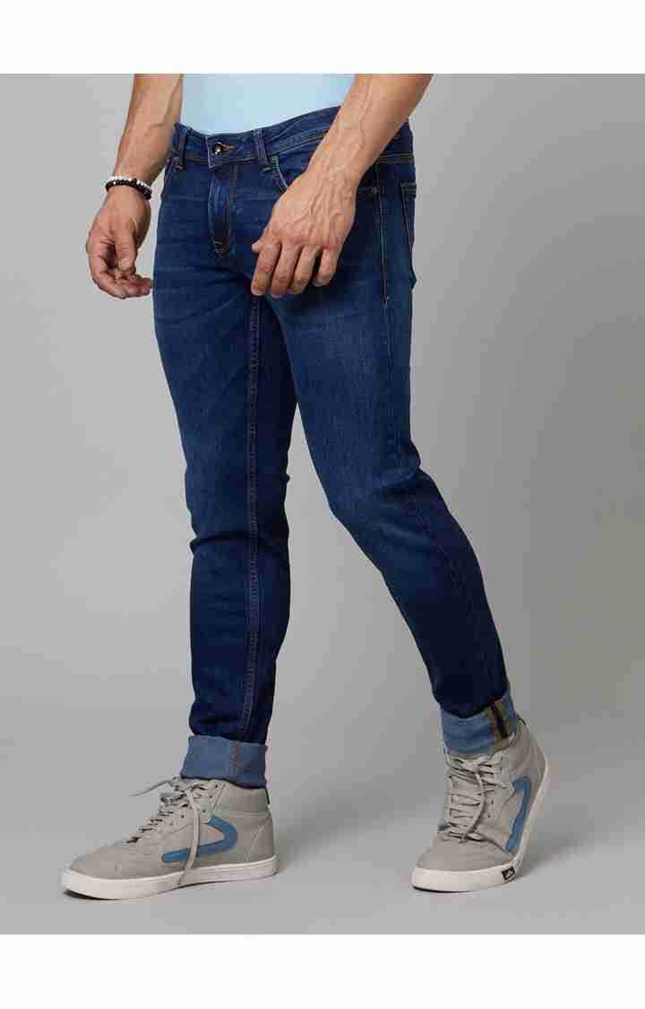 Navy Blue Skinny Fit Jeans