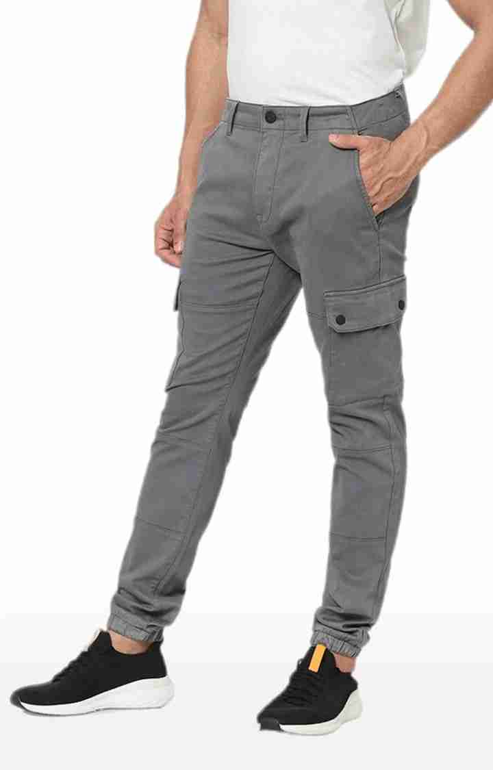 Grey Slim Fit Trousers