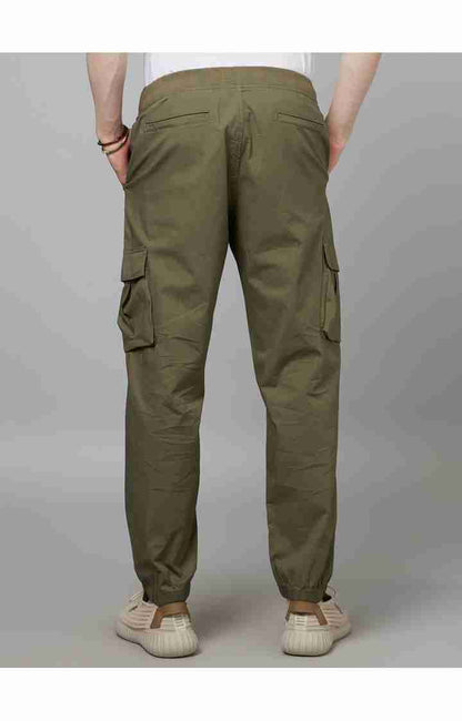 Olive Regular Fit Cargos