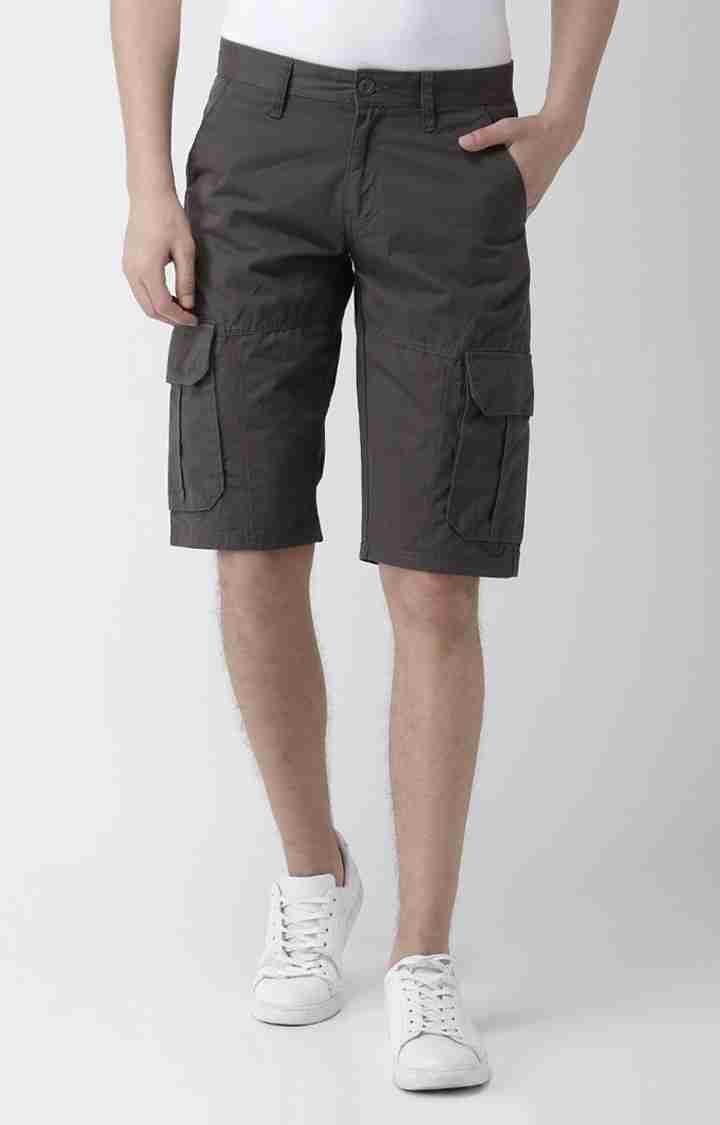 Grey Regular Fit Shorts