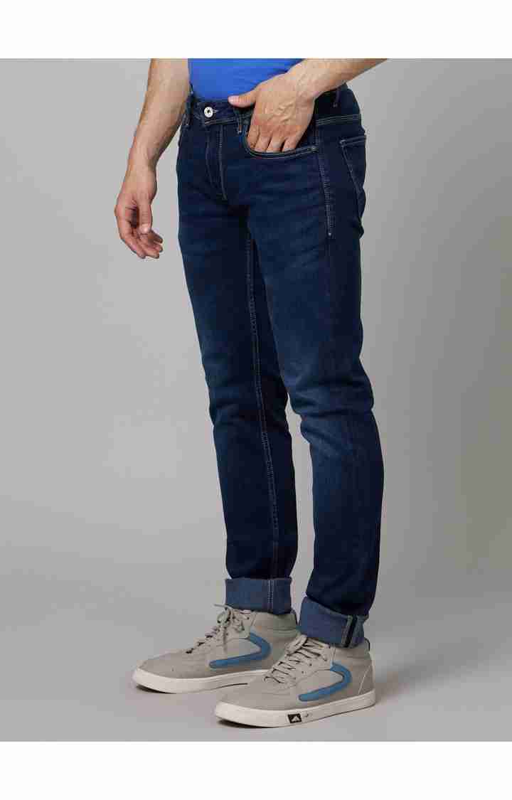 Navy Blue Slim Fit Jeans