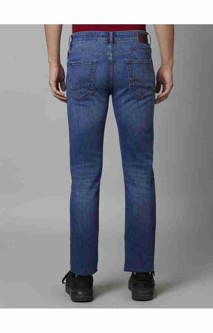 Blue Straight Slim Fit Soft Touch Jeans