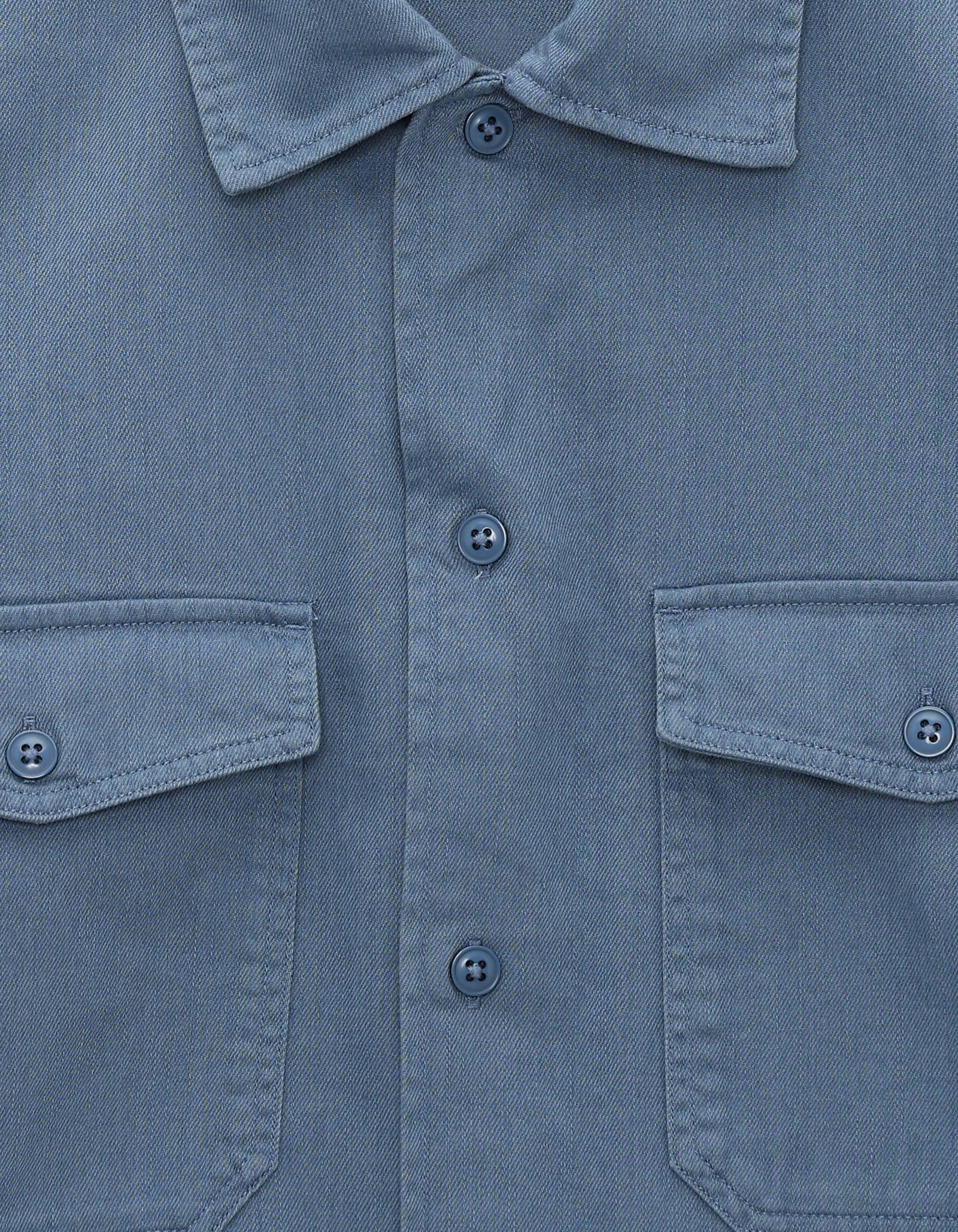 Celio Regular Fit Spread Collar 100% Cotton Shirt - Blue