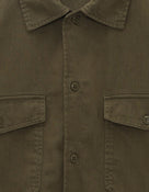 Regular Fit 100% Cotton Spread Collar Shirt - Khaki