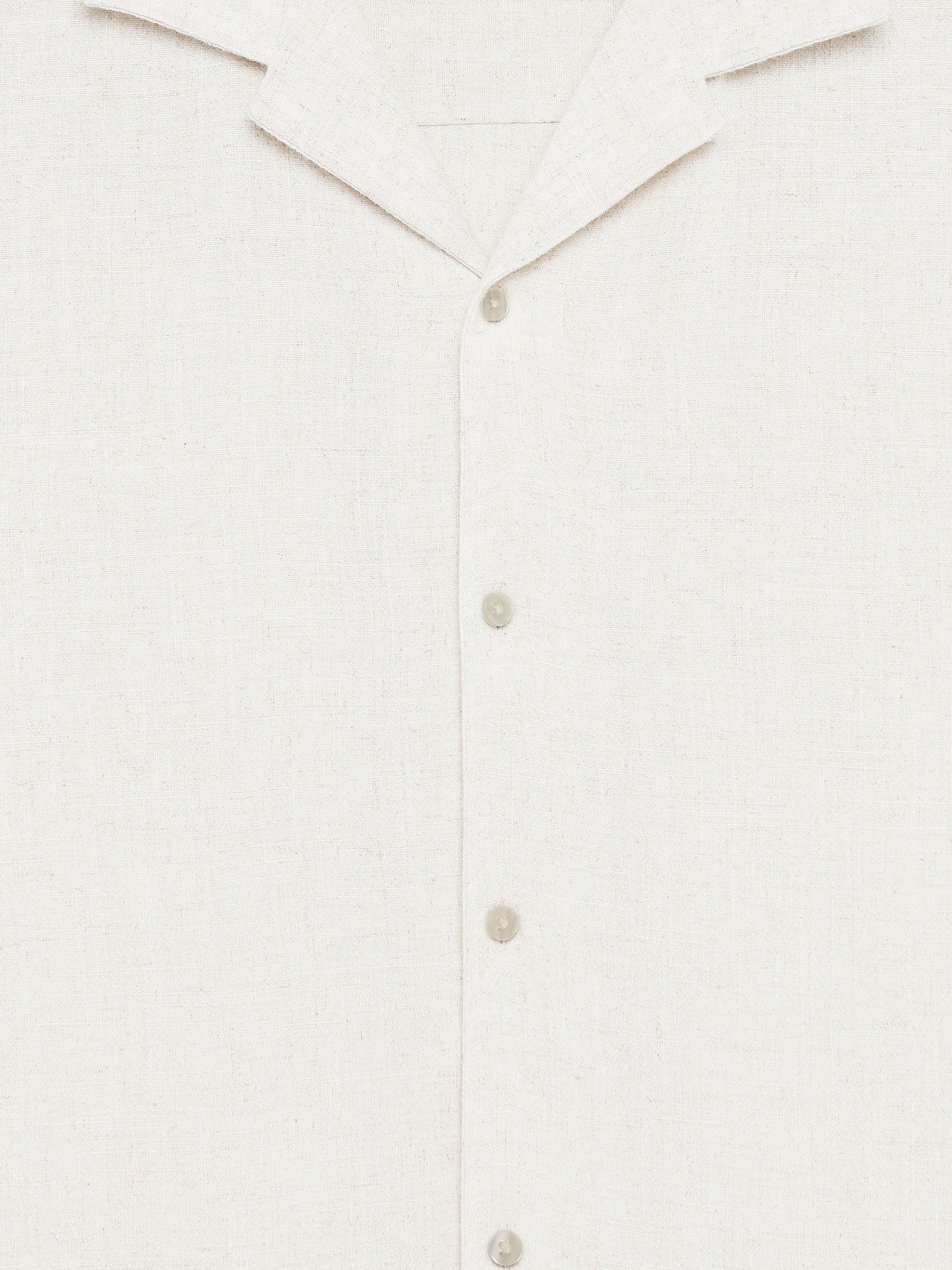 Celio Solid Relaxed Fit Viscose Blend Beige Shirts