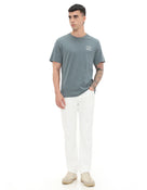 Boxy Fit 100% Cotton Printed Crew Neck T-Shirts