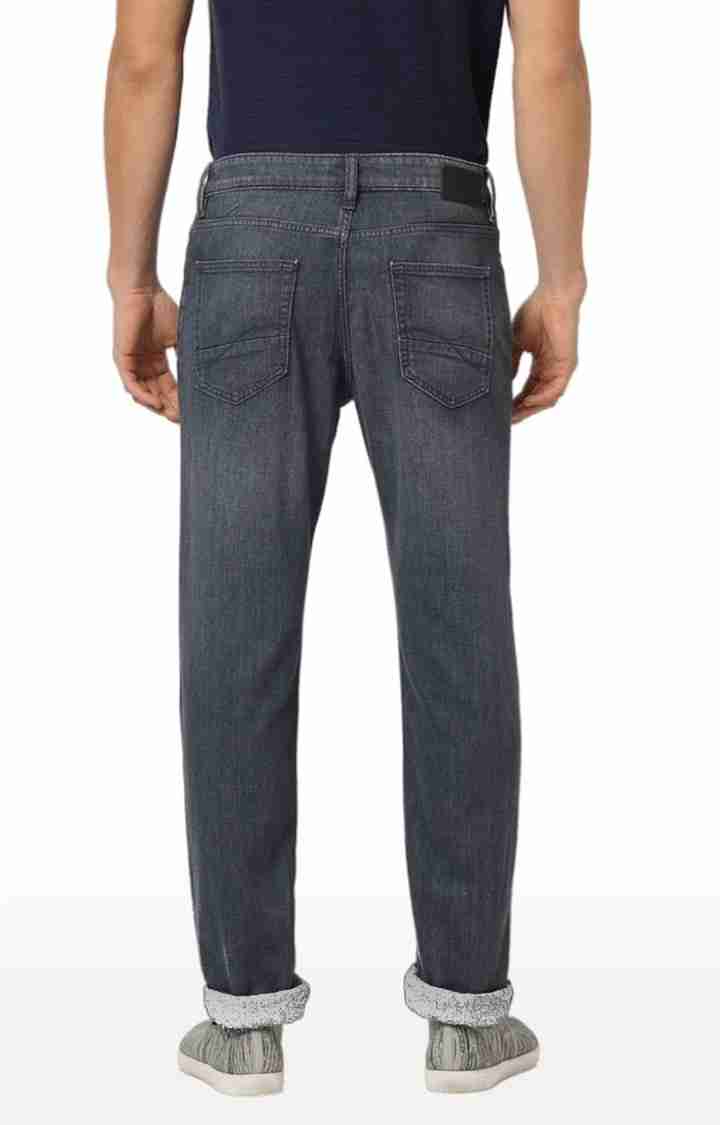 Grey Straight Slim Fit Soft Touch Jeans