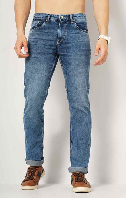 Blue Straight Fit Jeans