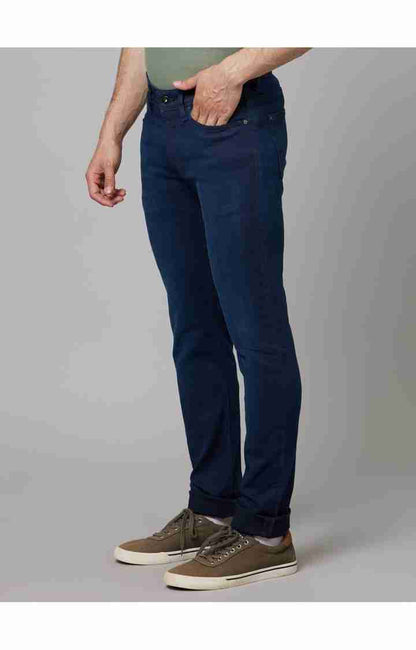 Navy Blue Slim Fit Jeans