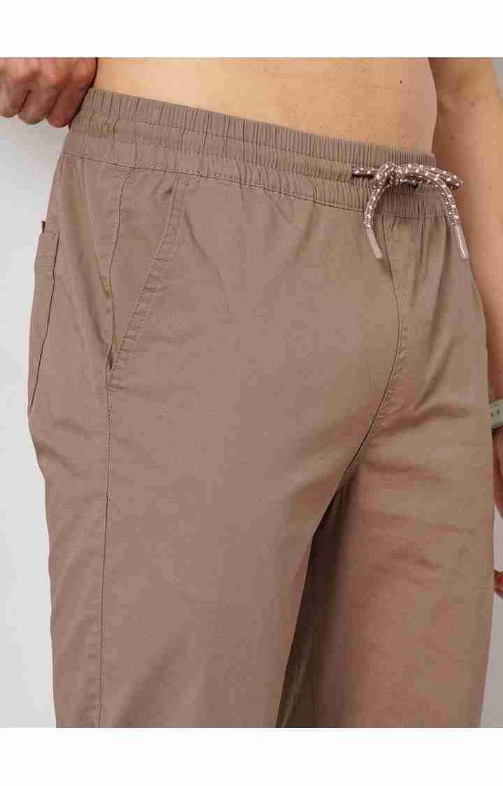 Brown Slim Fit Trousers