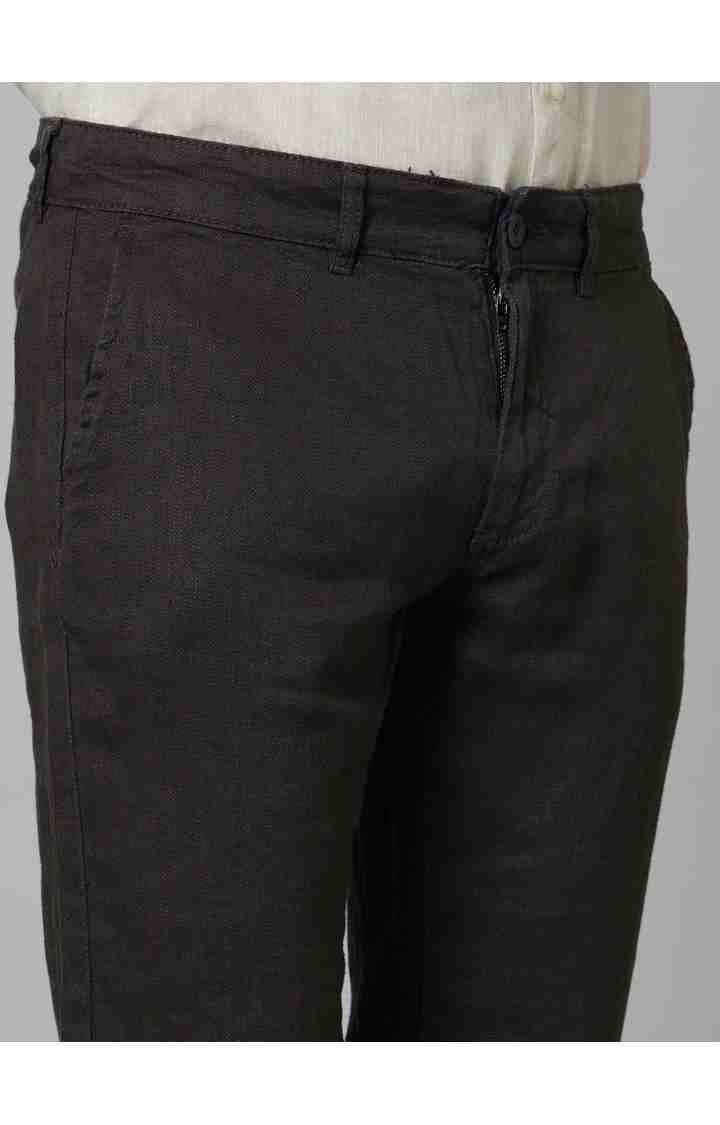 Black Regular Fit Trousers