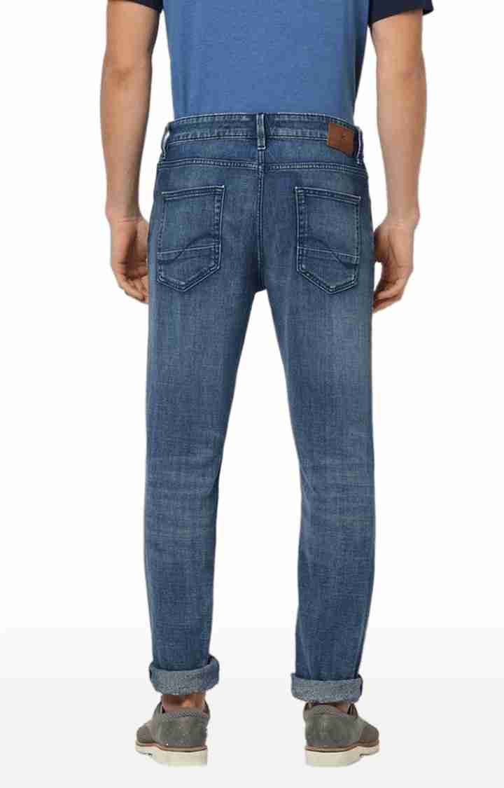 Blue Straight Slim Fit Soft Touch Jeans