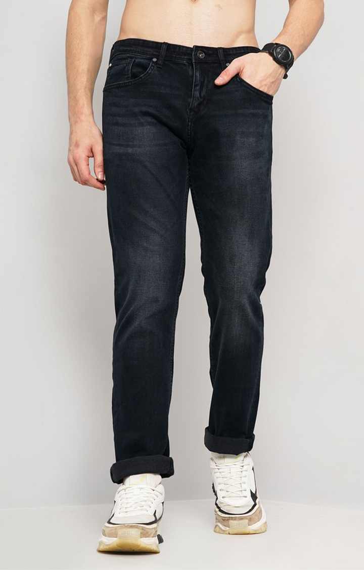 Black Straight Fit Jeans