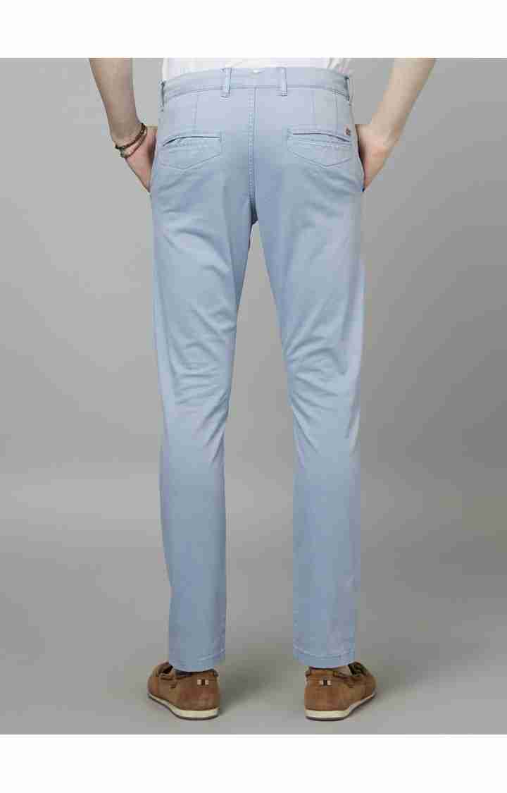 Blue Slim Fit Trousers