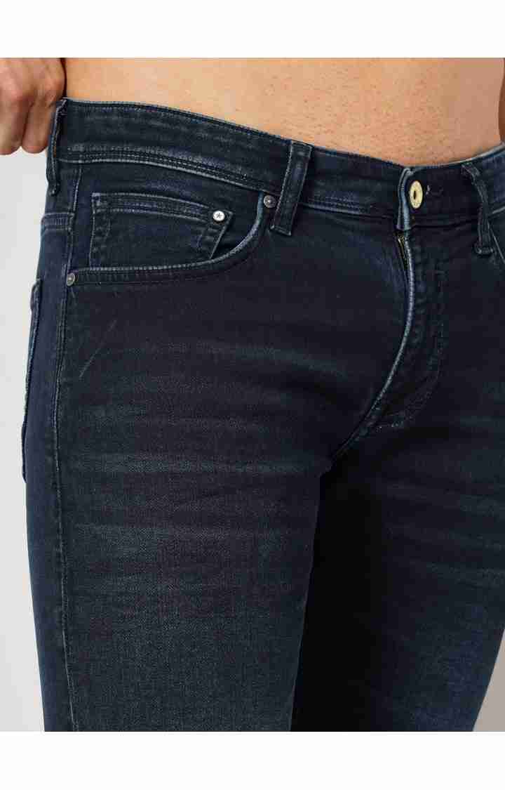 Navy Blue Slim Fit Jeans