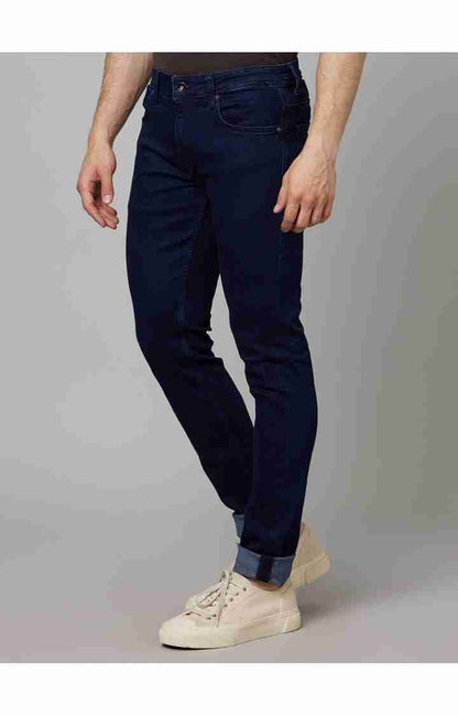 Navy Blue Slim Fit Jeans