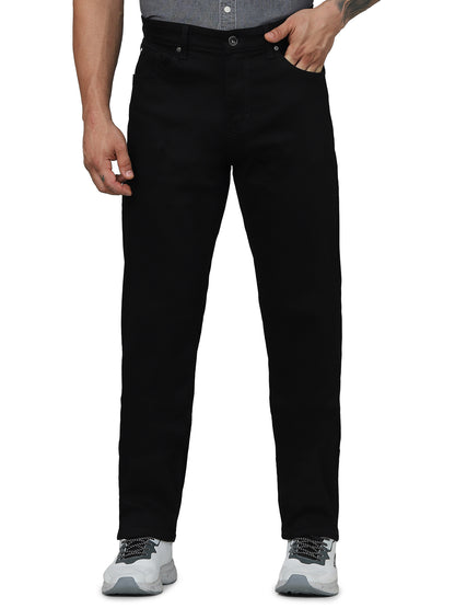 Black Straight Fit Jeans