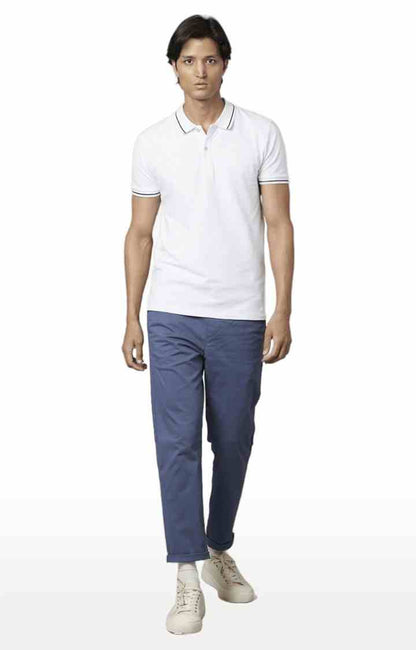 Blue Relaxed Fit Trousers