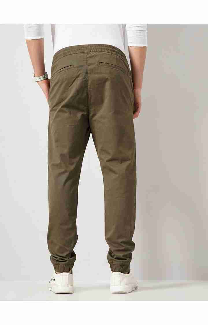 Brown Slim Fit Trousers