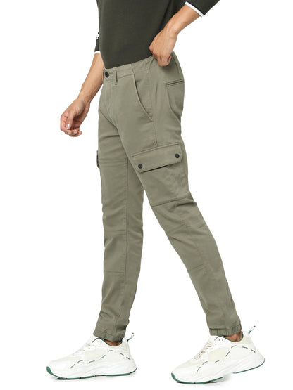 Green Slim Fit Cargos