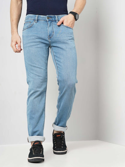 Blue Straight Fit Jeans