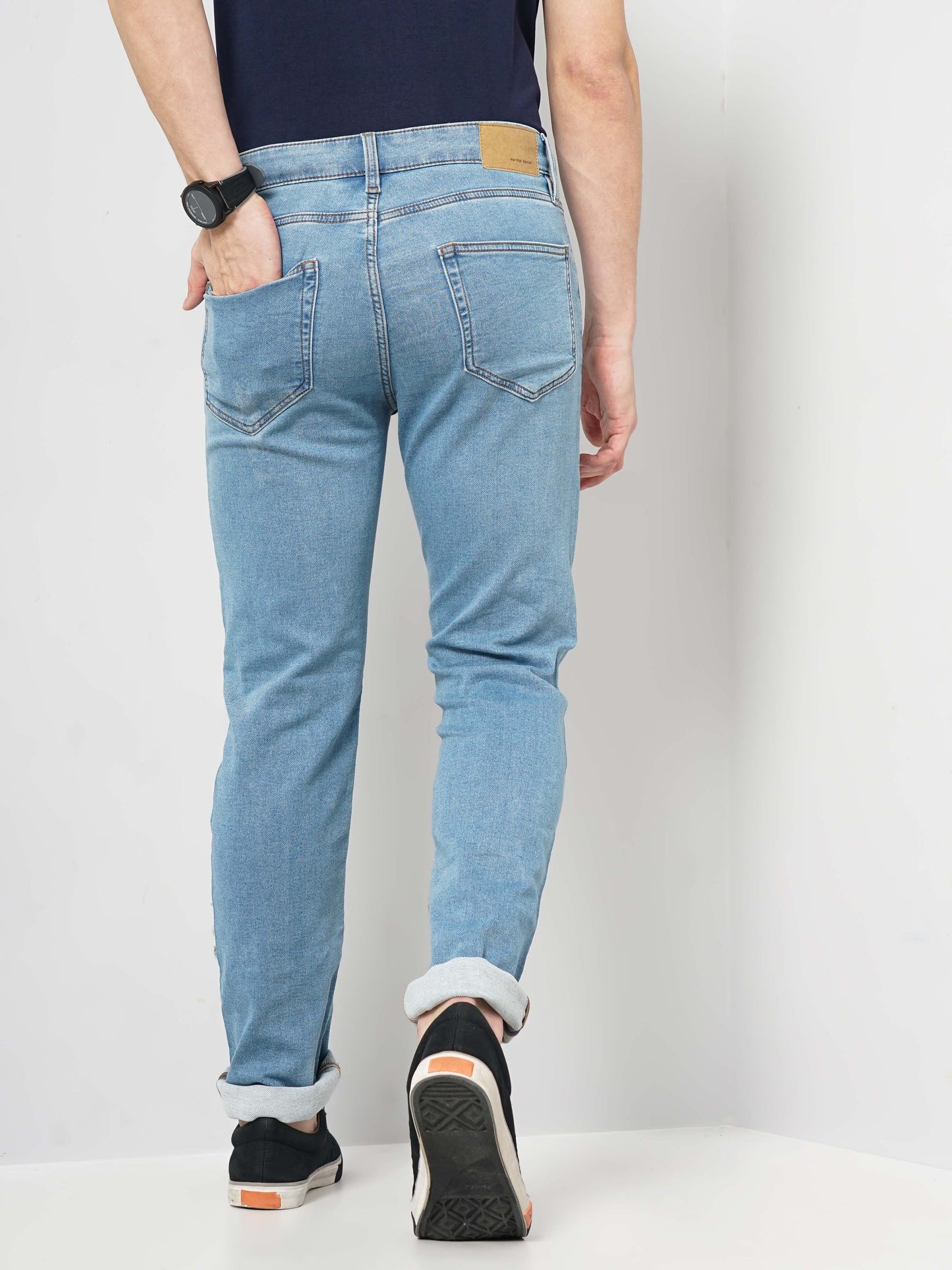 Blue Straight Fit Jeans