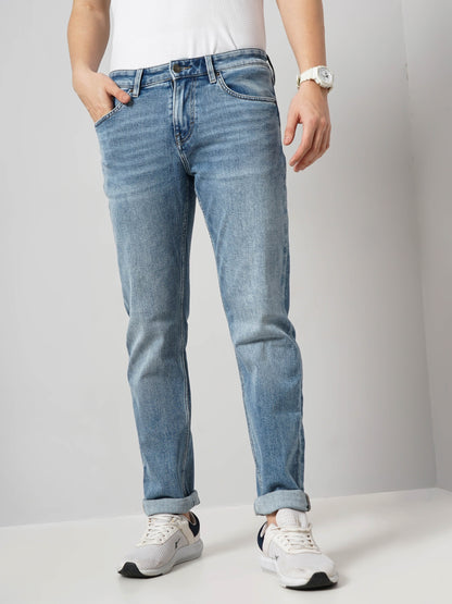 Blue Straight Fit Jeans