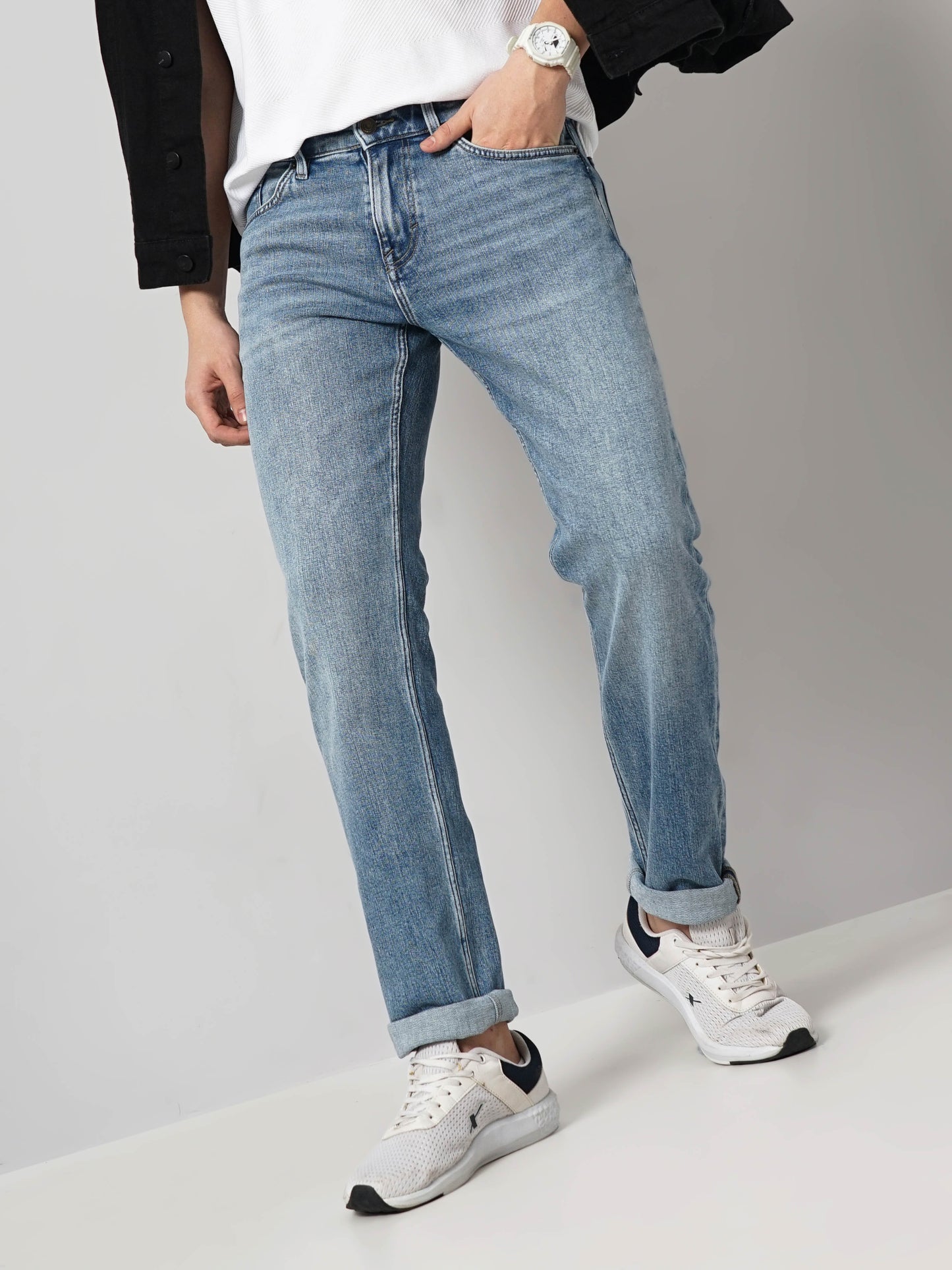 Blue Straight Fit Jeans