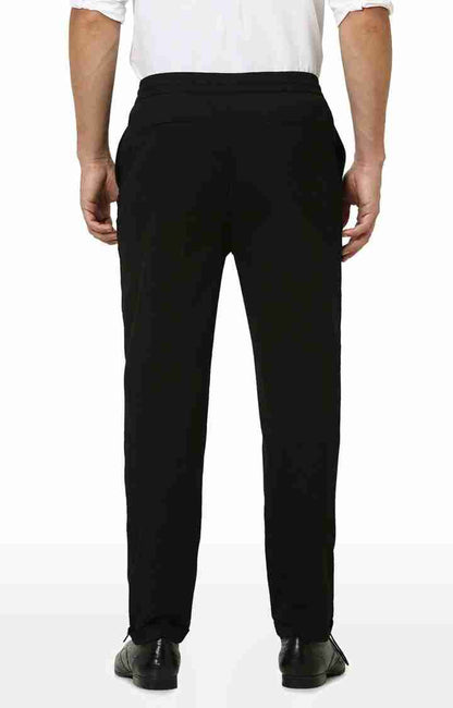 Black Regular Fit Trousers