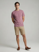 Slim Fit 100% Cotton Crew Neck T-Shirt - Pink