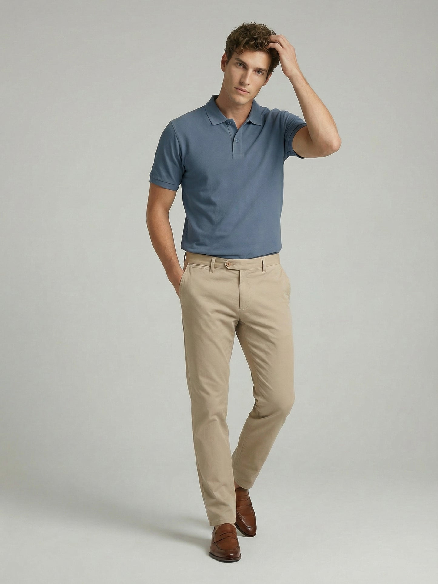 Celio Mens Blue Solid Regular Fit Cotton T-Shirts