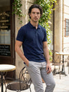 Celio* Solid Cotton Regular Fit Blue Men T-Shirts