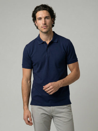 Celio* Solid Cotton Regular Fit Blue Men T-Shirts