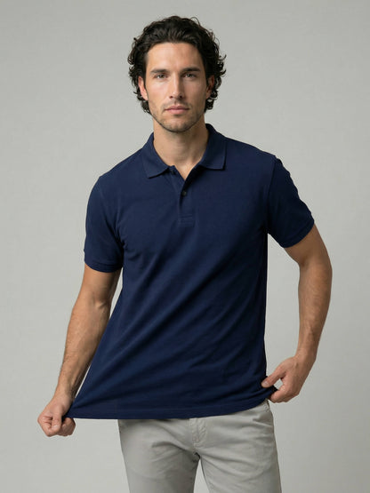 Celio* Solid Cotton Regular Fit Blue Men T-Shirts