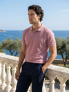Celio Men Pink Solid Regular Fit Cotton T-Shirts