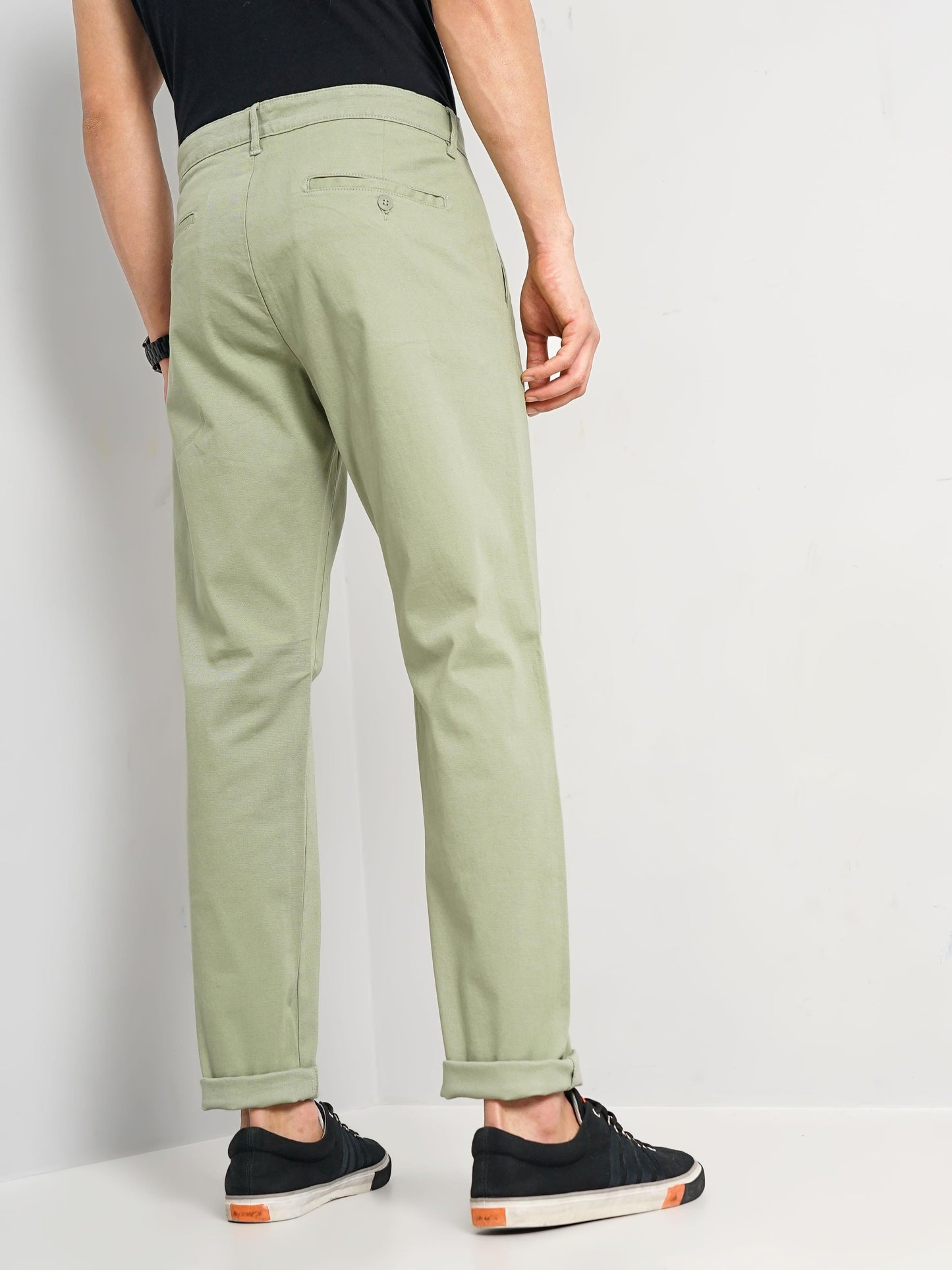 Green Slim Fit Trousers