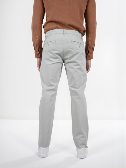 Celio* Cotton Slim Fit Green Chino