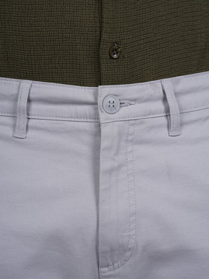 Celio* Cotton Straight Fit Grey Chino