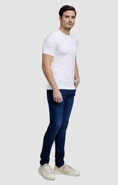 Navy Blue Skinny Fit Jeans