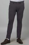 Celio* Workwear Cotton-Blend Slim Fit Grey Trouser
